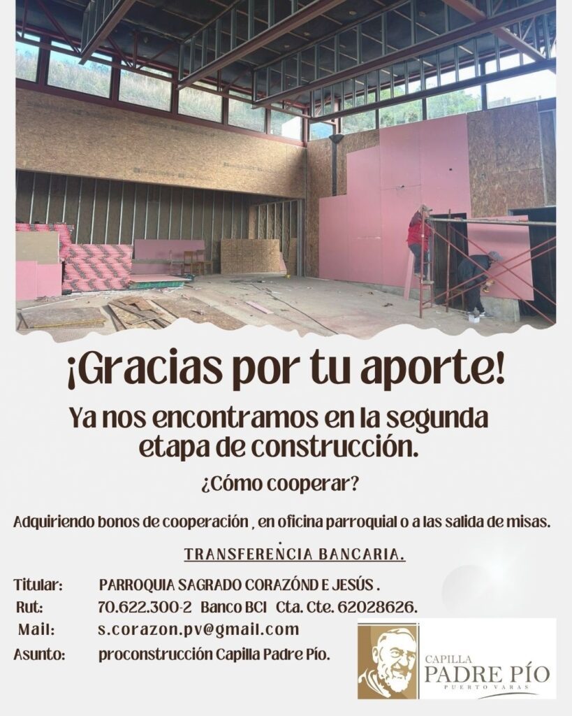 donaciones capilla